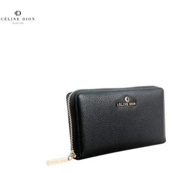 Celine Dion Bags Celine Dion Medley Braided Leather Wallet